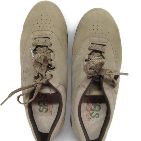 SAS Free Time Tripad Comfort  Brown Suede Lace Up - Picture 6 of 8
